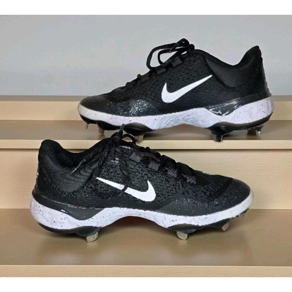 Nike Alpha Huarache Elite 4 Size 7 Low Metal Baseball Cleats DJ6521-003 Men's